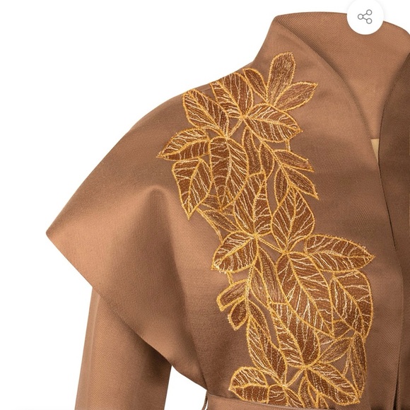 Nadya Shah Wool and Silk Embroidered Jacket - Picture 4 of 6